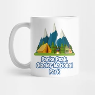 Parke Peak, Glacier National Park Mug